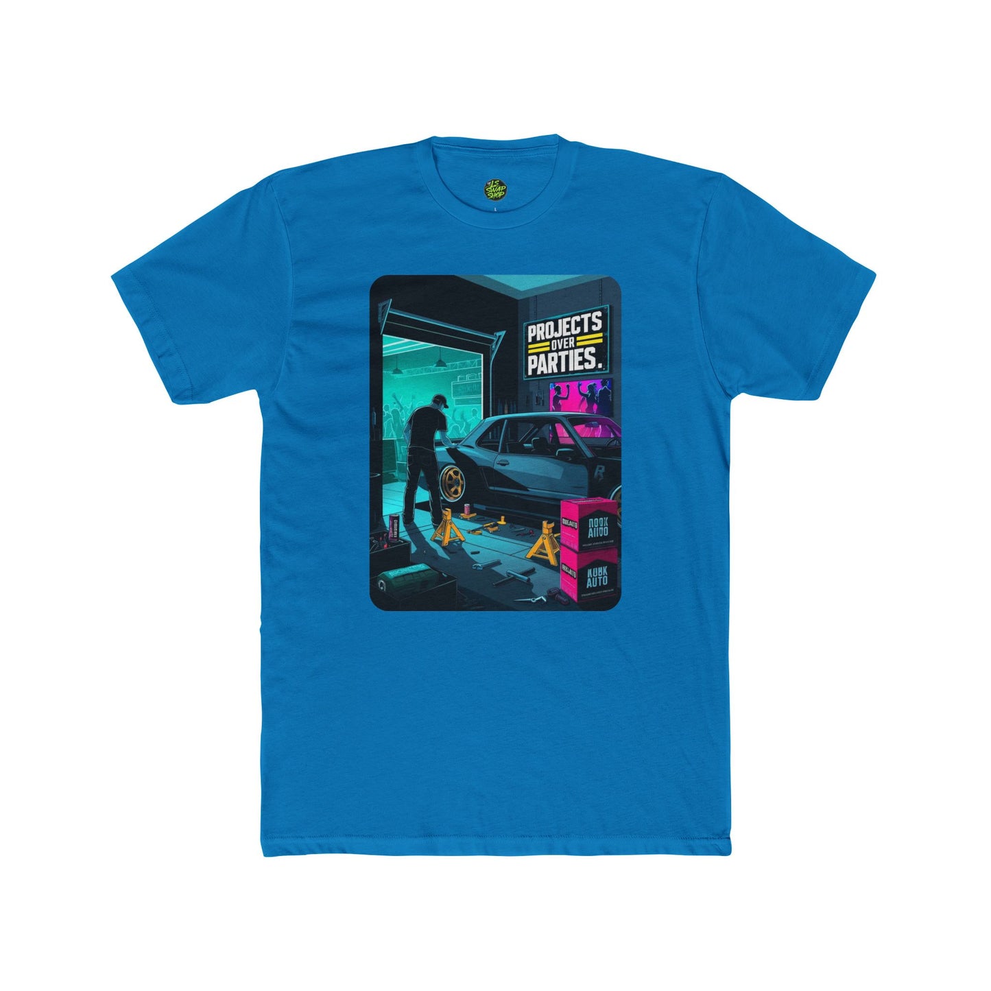 "Projects Over Parties" Tunnel Vision Tee