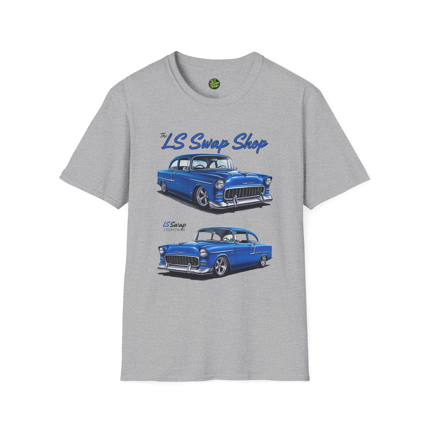 LS Swap Shop Classic – '55 Bel Air Double Take Tee (Blue Variant)