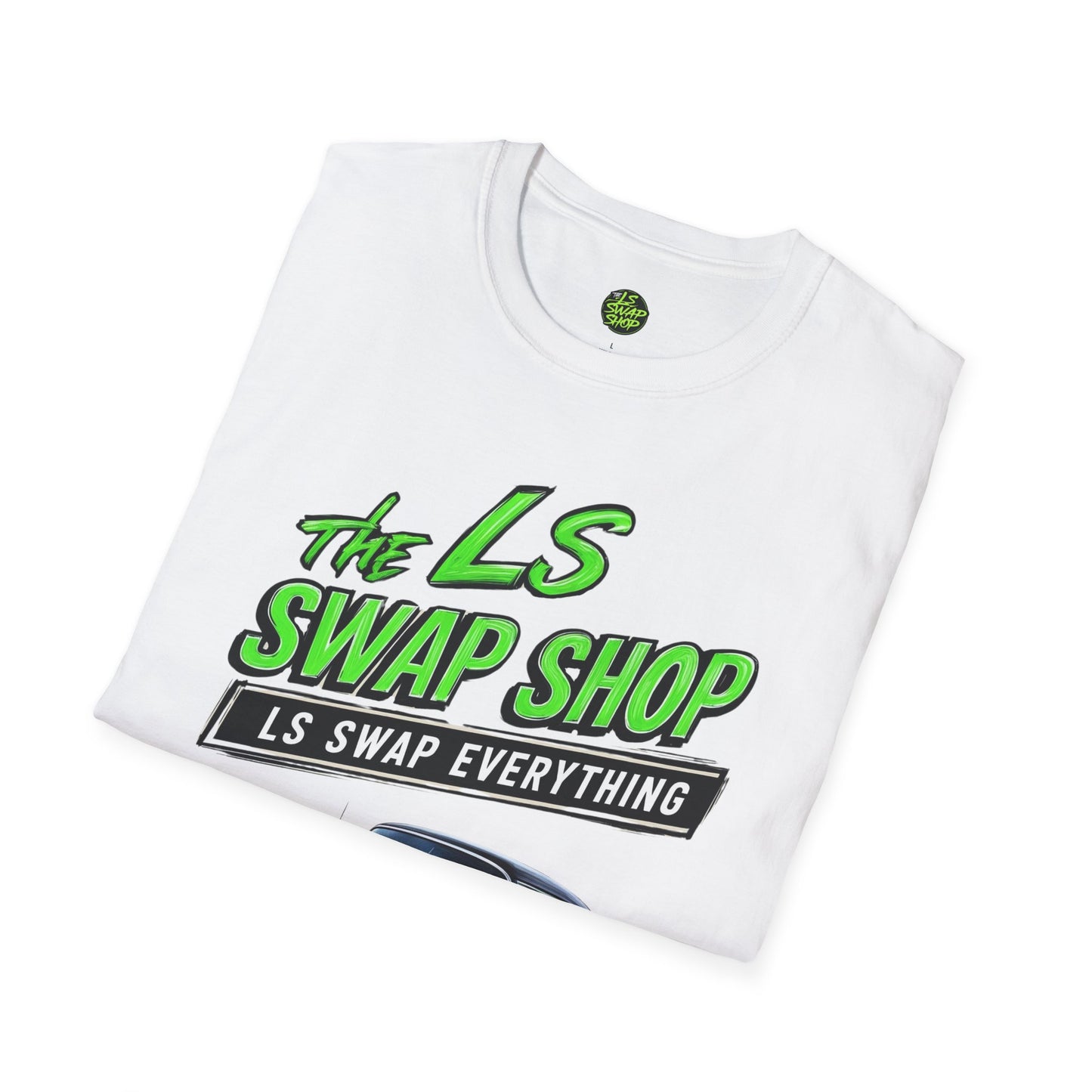 LS Swap Shop Resto-Mod Tee – '55 Bel Air (Neon Blackout Edition)