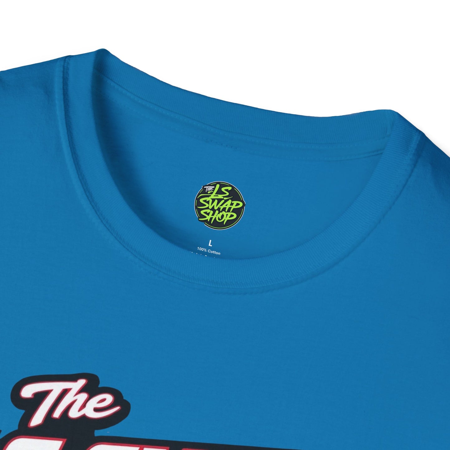 LS Swap Shop Tee – '55 Bel Air RestoMod Edition (Classic Blue)