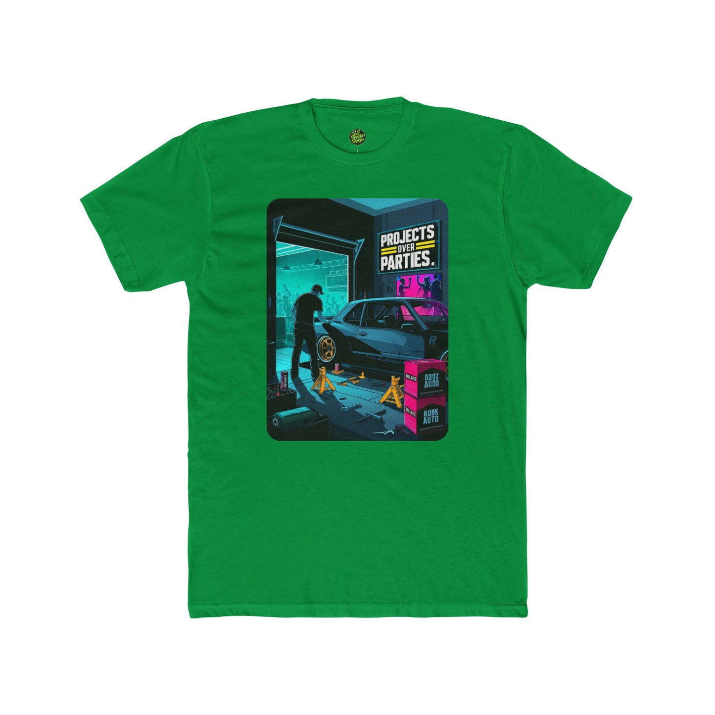 "Projects Over Parties" Tunnel Vision Tee