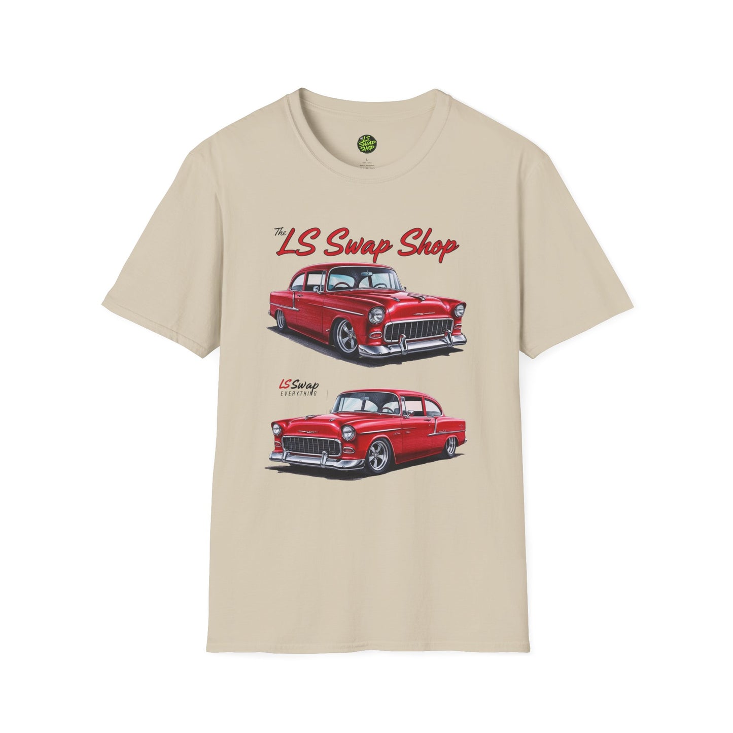 LS Swap Shop Classic – '55 Bel Air Double Take Tee (Red Variant)