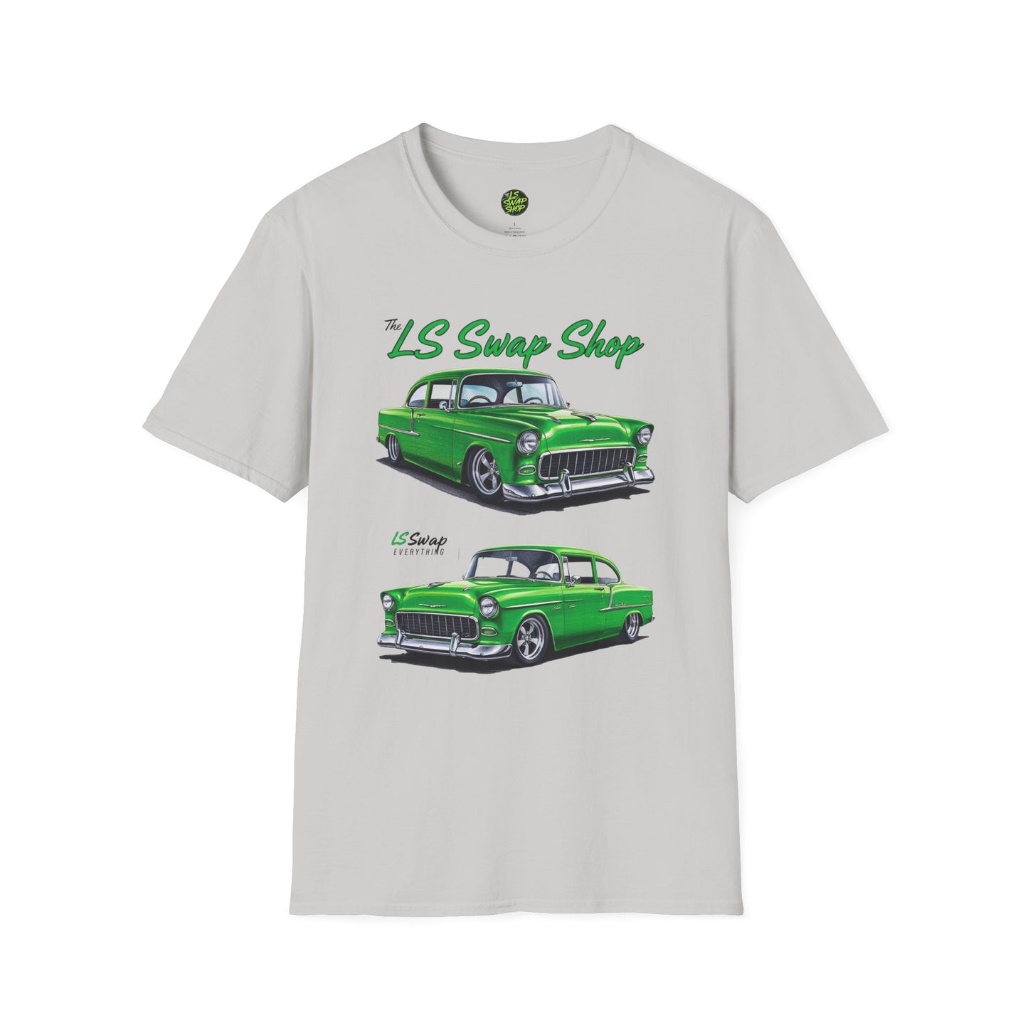 LS Swap Shop Classic – '55 Bel Air Double Take Tee (Green Variant)