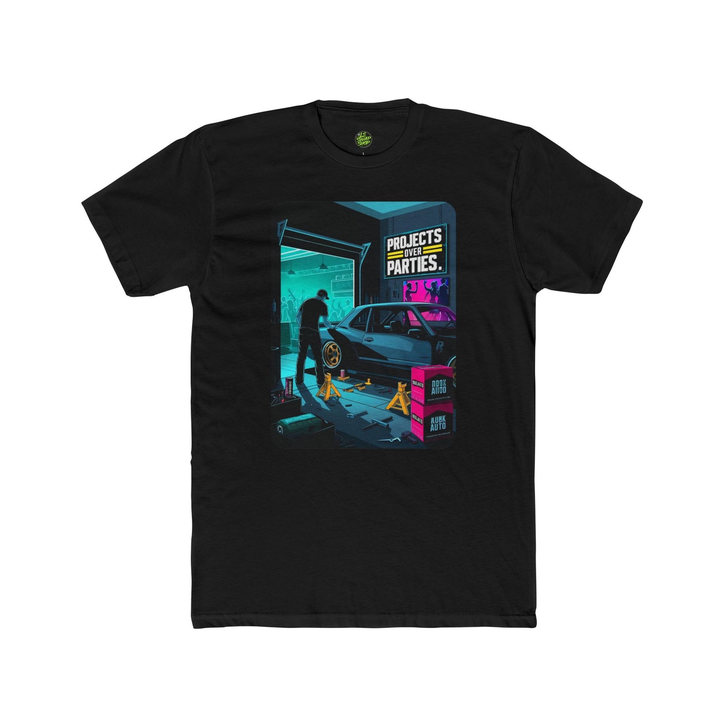 "Projects Over Parties" Tunnel Vision Tee