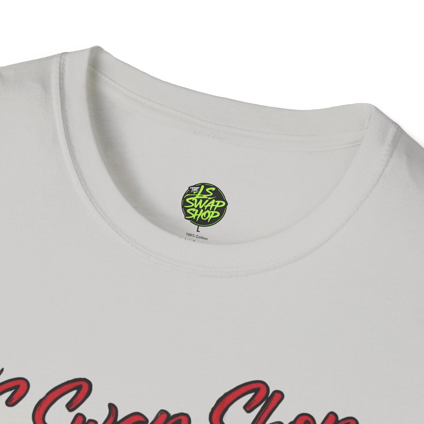 LS Swap Shop Tee – '55 Bel Air Front View Banner Edition