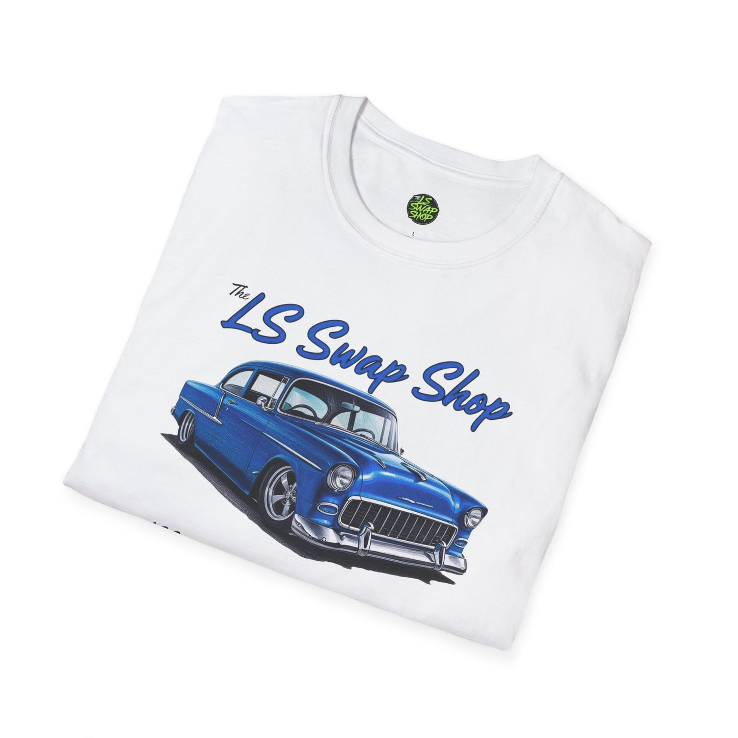 LS Swap Shop Classic – '55 Bel Air Double Take Tee (Blue Variant)