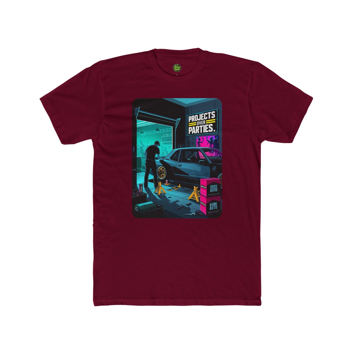 "Projects Over Parties" Tunnel Vision Tee