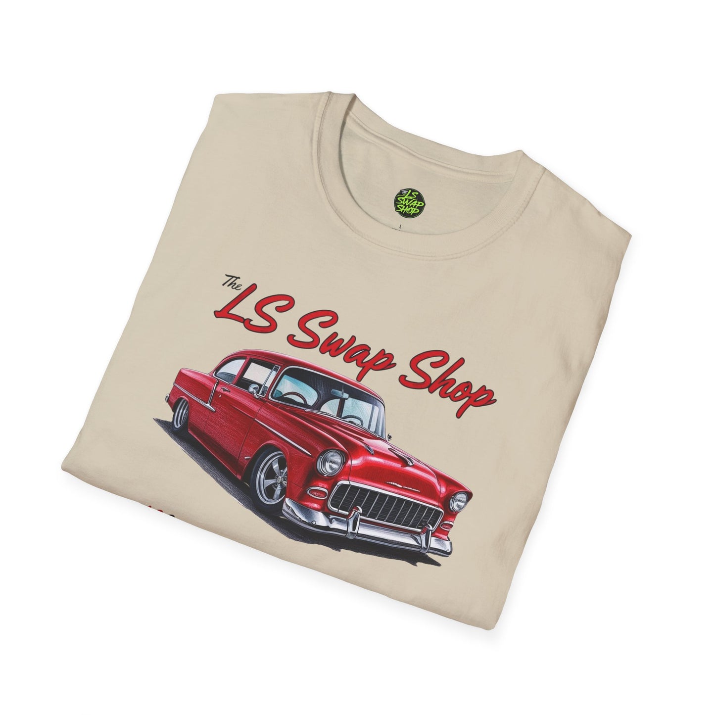 LS Swap Shop Classic – '55 Bel Air Double Take Tee (Red Variant)