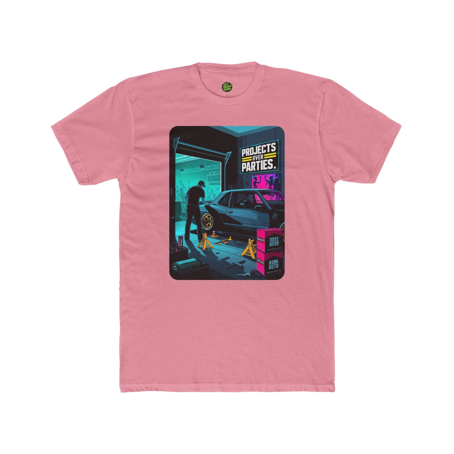 "Projects Over Parties" Tunnel Vision Tee