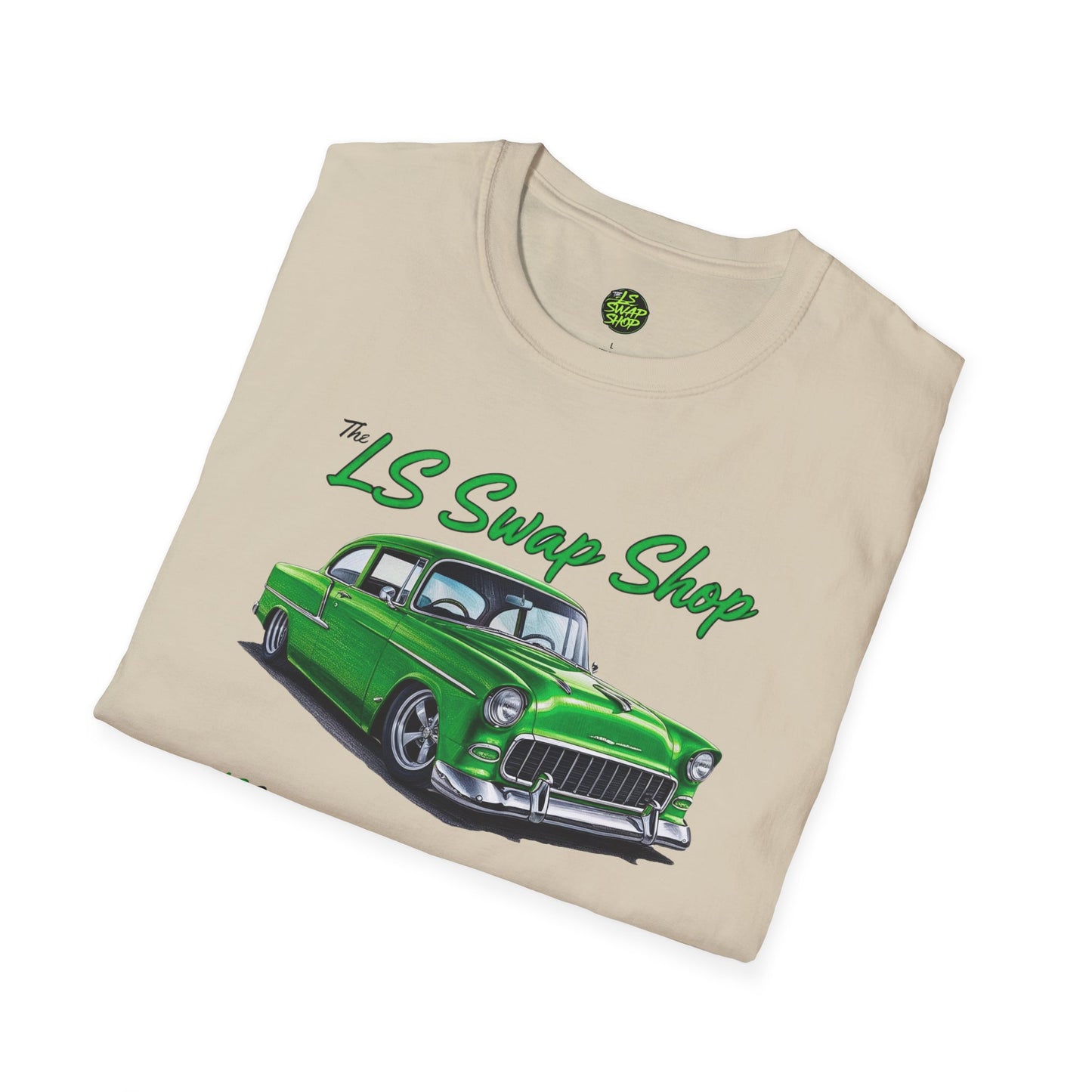 LS Swap Shop Classic – '55 Bel Air Double Take Tee (Green Variant)