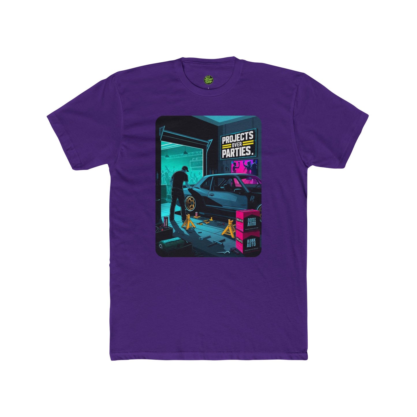 "Projects Over Parties" Tunnel Vision Tee