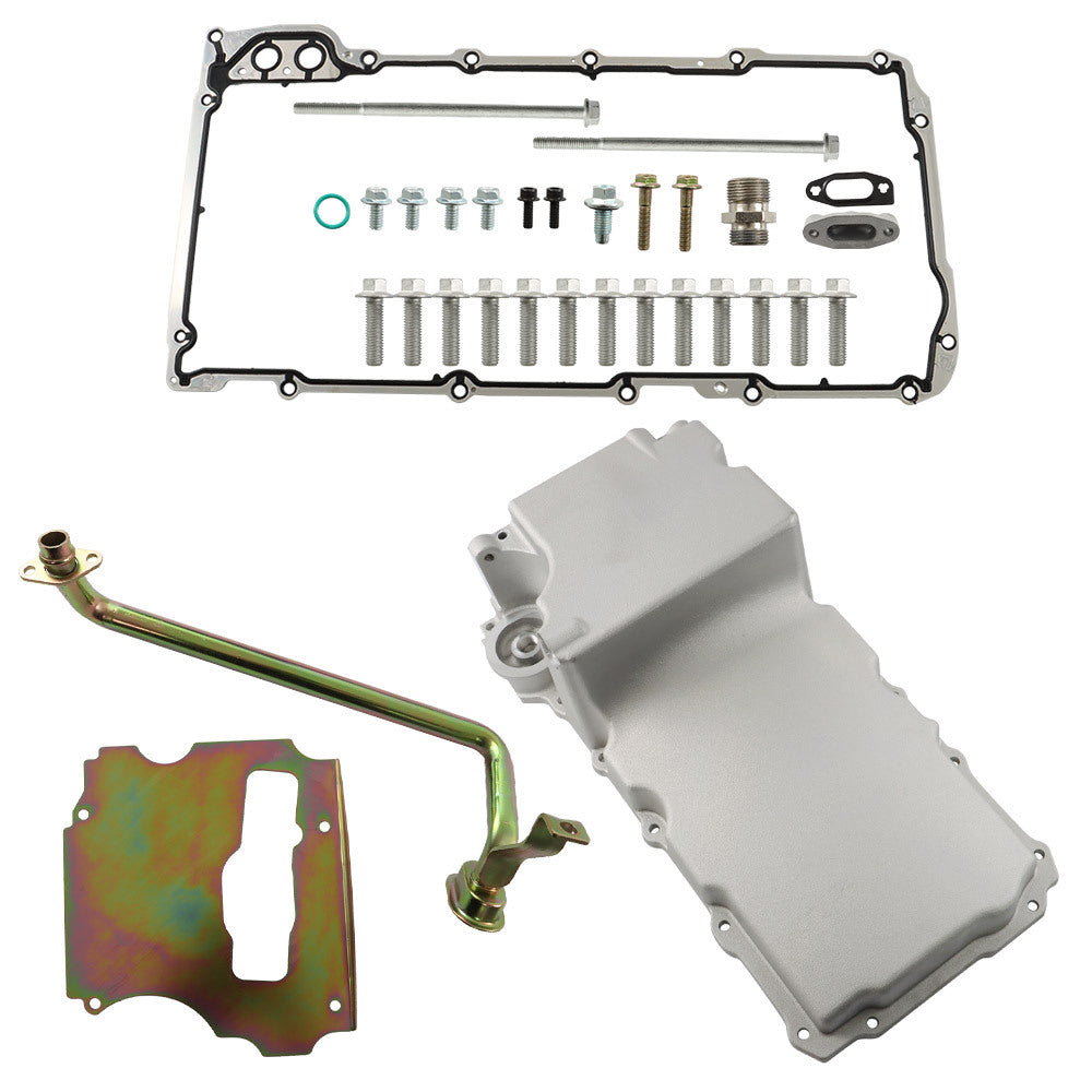 Low Profile Oil Pan Kit for GM LS1 LS2 LS3 Engine 55-87 302-1 with LS Swap Retrofit