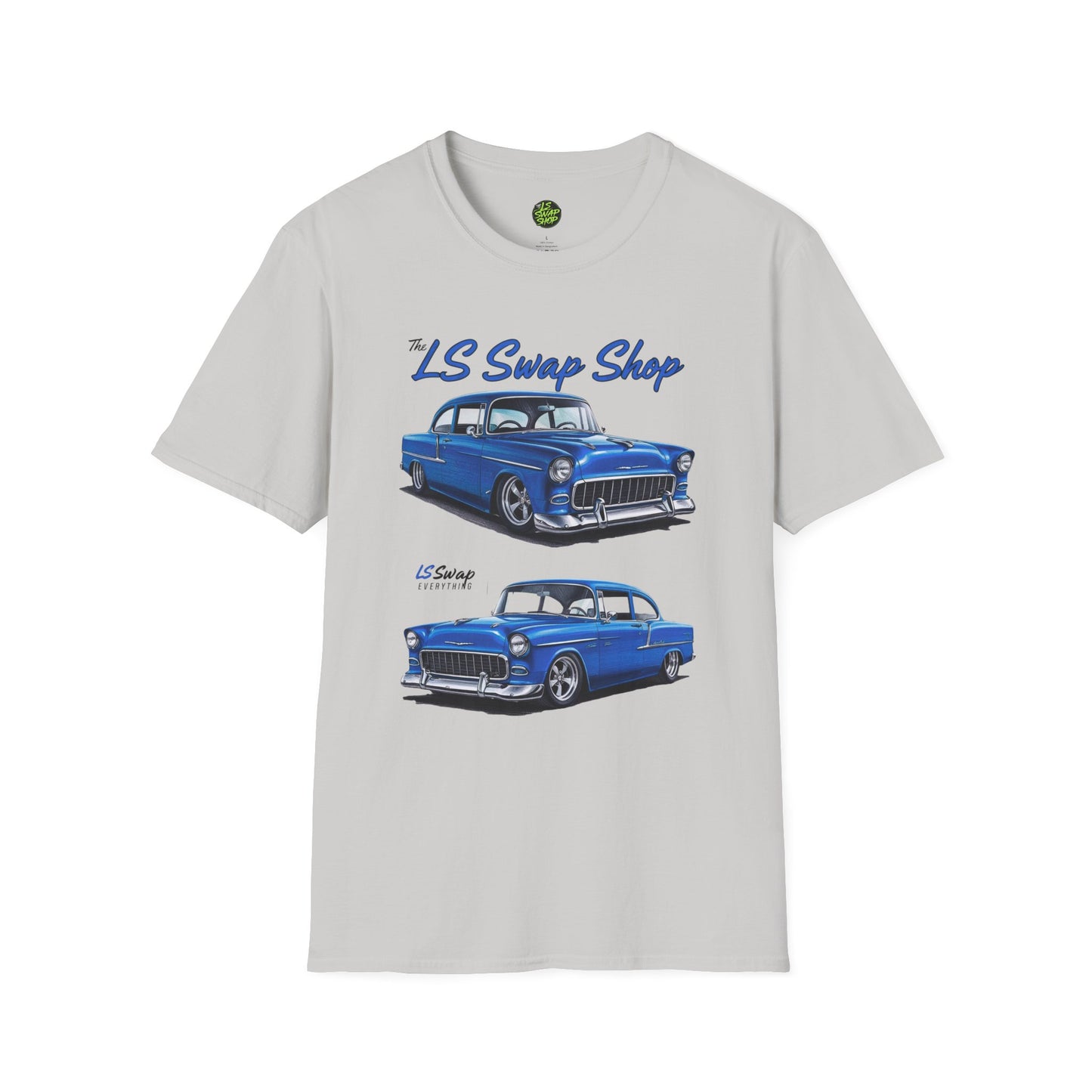 LS Swap Shop Classic – '55 Bel Air Double Take Tee (Blue Variant)