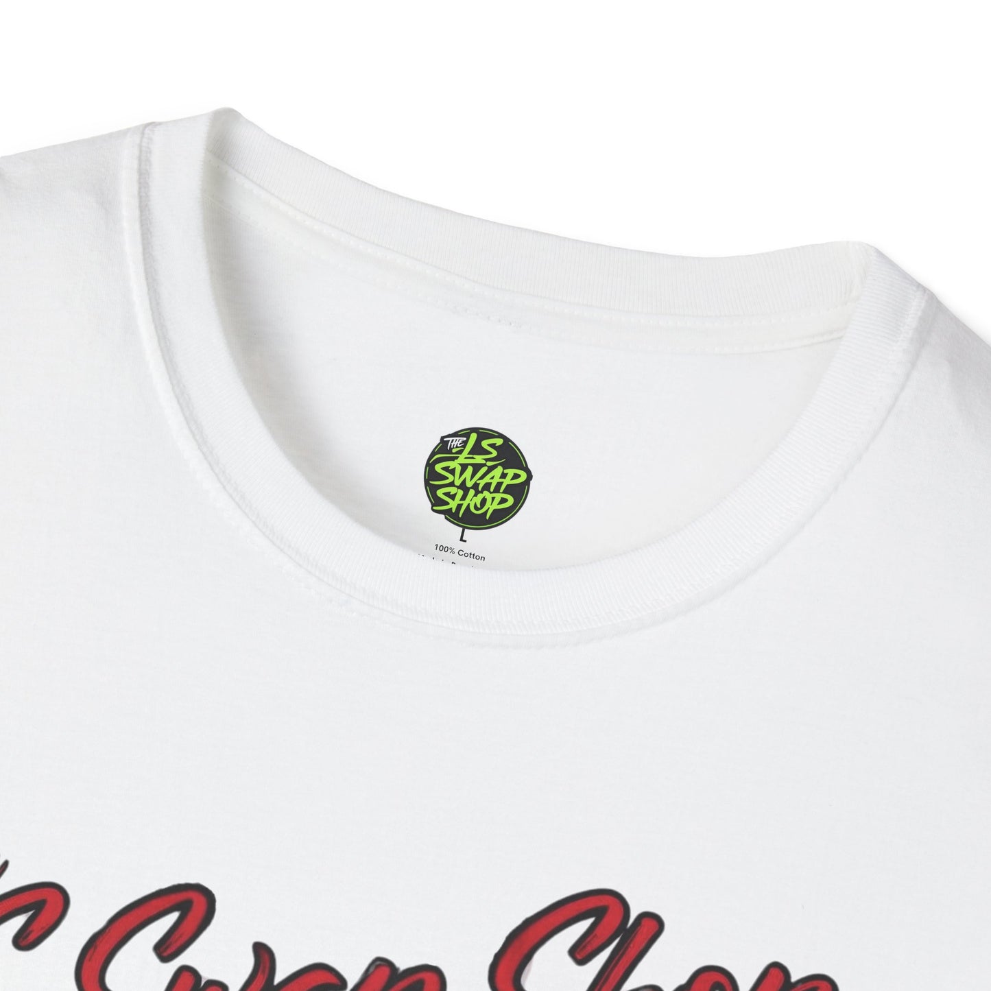 LS Swap Shop Tee – '55 Bel Air Front View Banner Edition