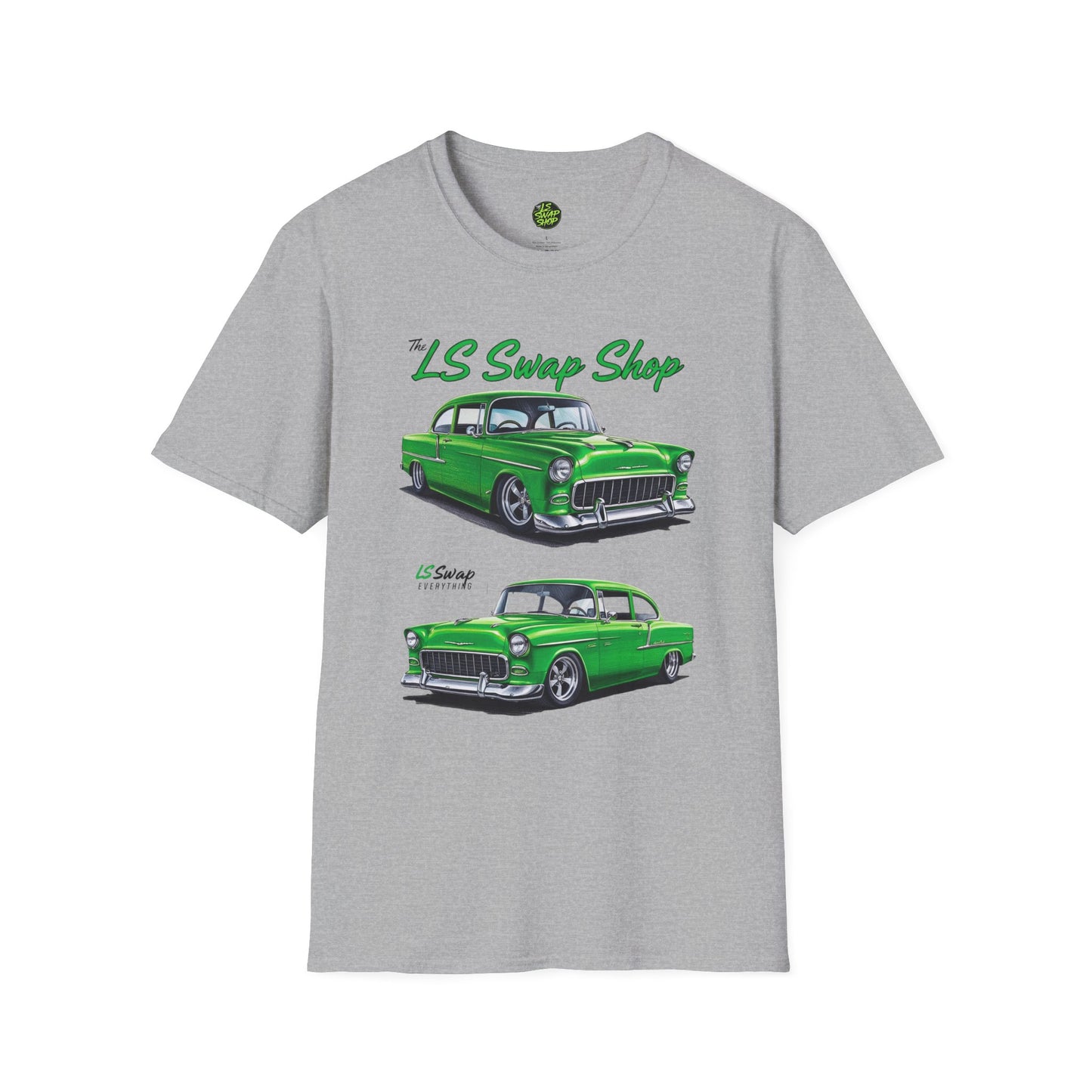 LS Swap Shop Classic – '55 Bel Air Double Take Tee (Green Variant)