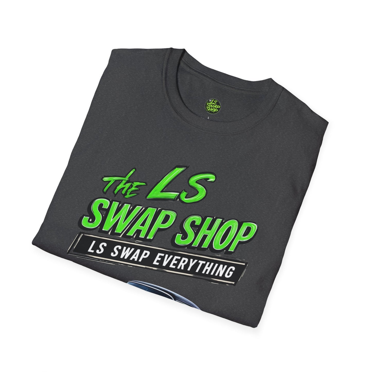 LS Swap Shop Resto-Mod Tee – '55 Bel Air (Neon Blackout Edition)