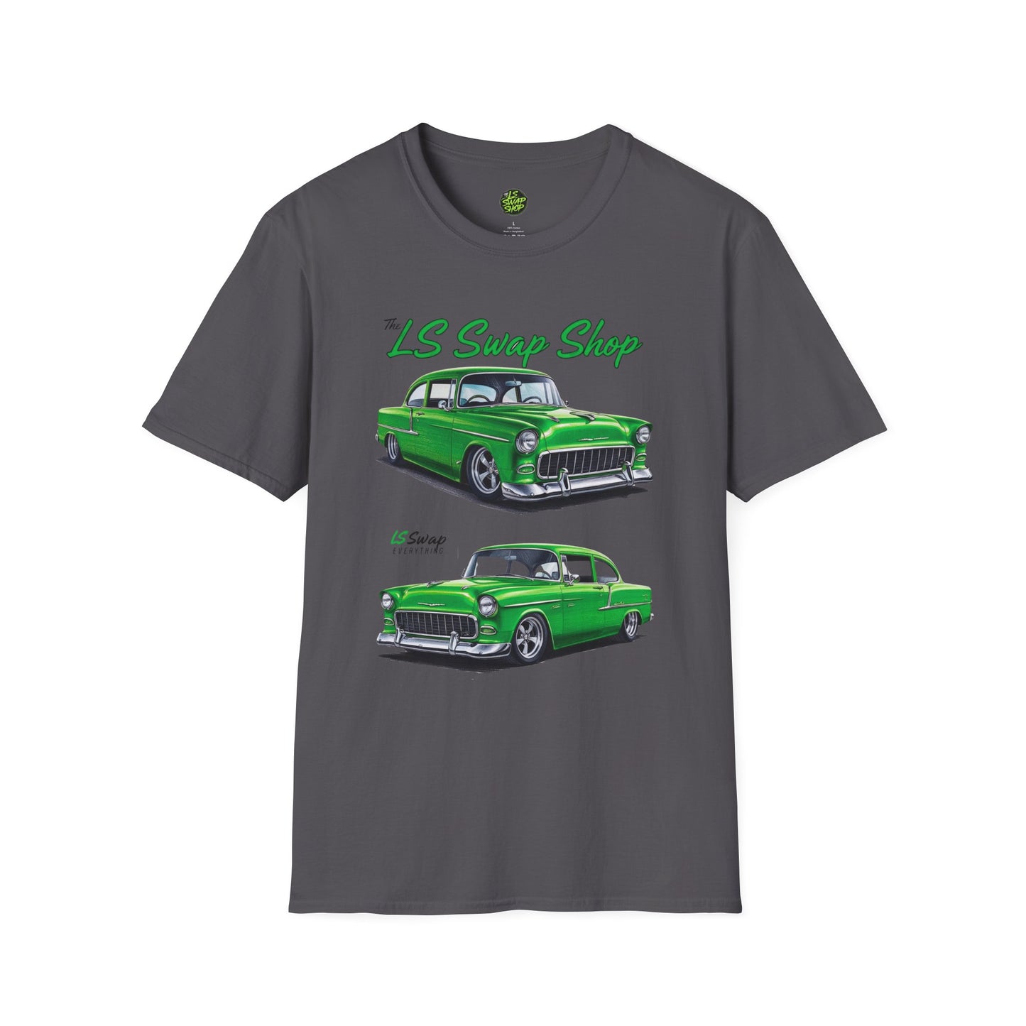 LS Swap Shop Classic – '55 Bel Air Double Take Tee (Green Variant)