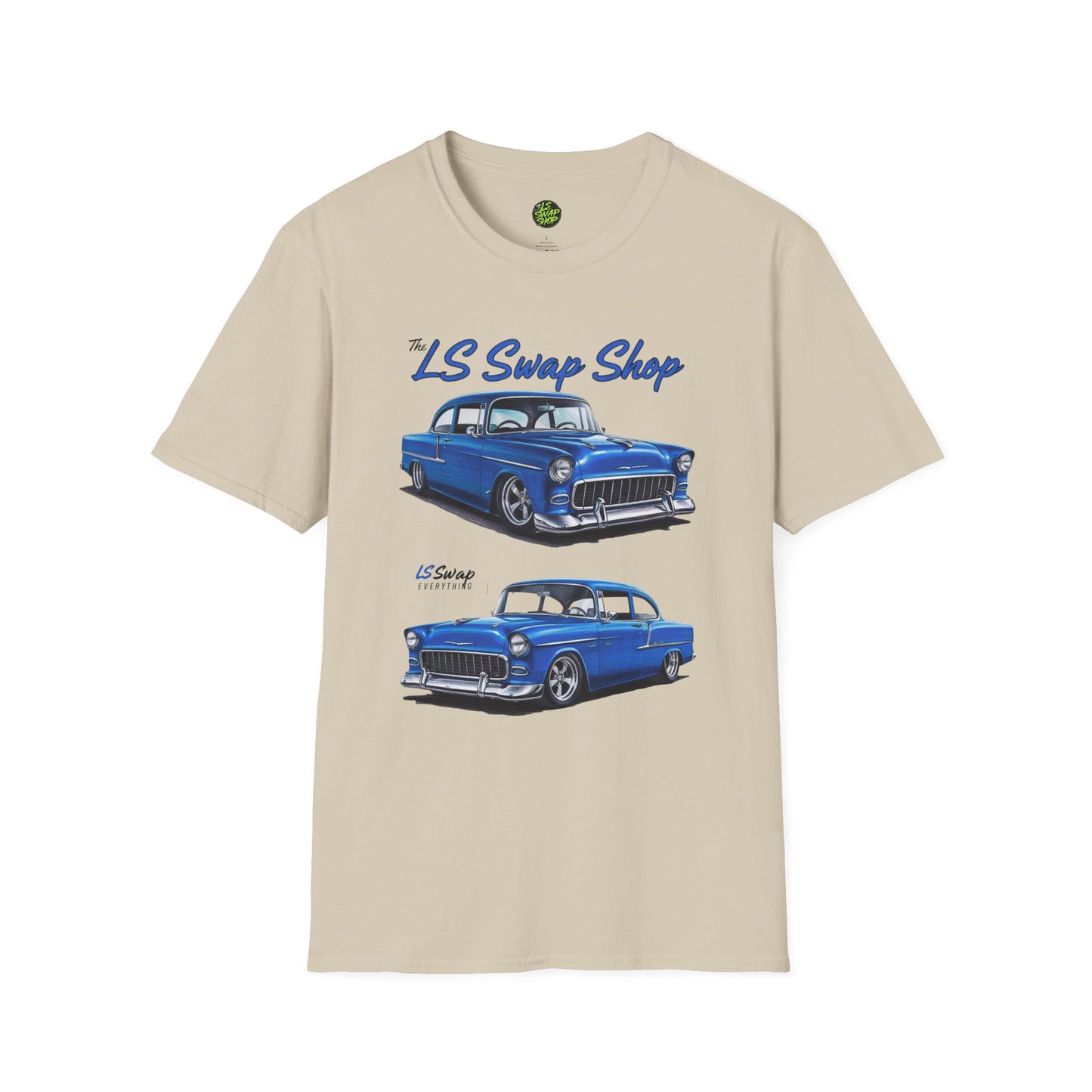 LS Swap Shop Classic – '55 Bel Air Double Take Tee (Blue Variant)