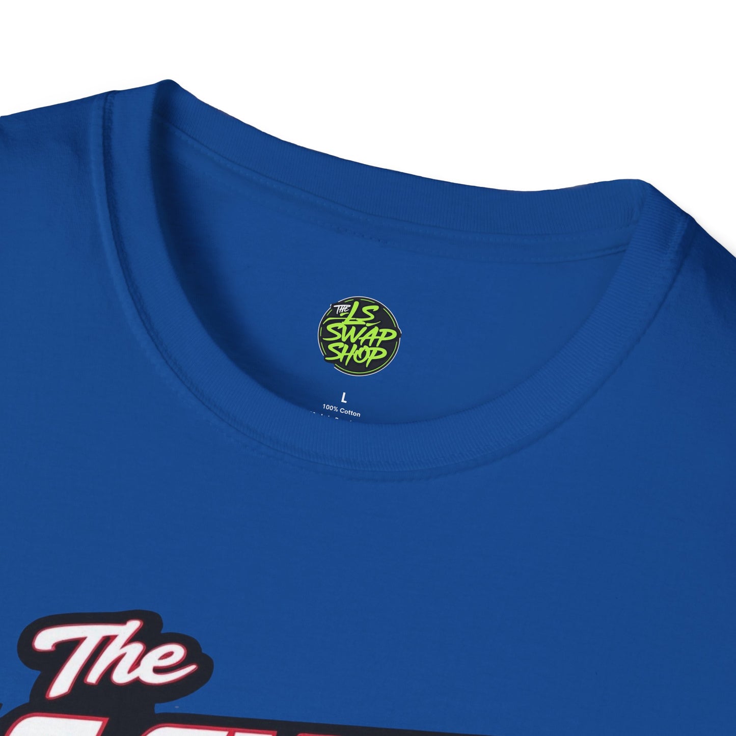LS Swap Shop Tee – '55 Bel Air RestoMod Edition (Classic Blue)