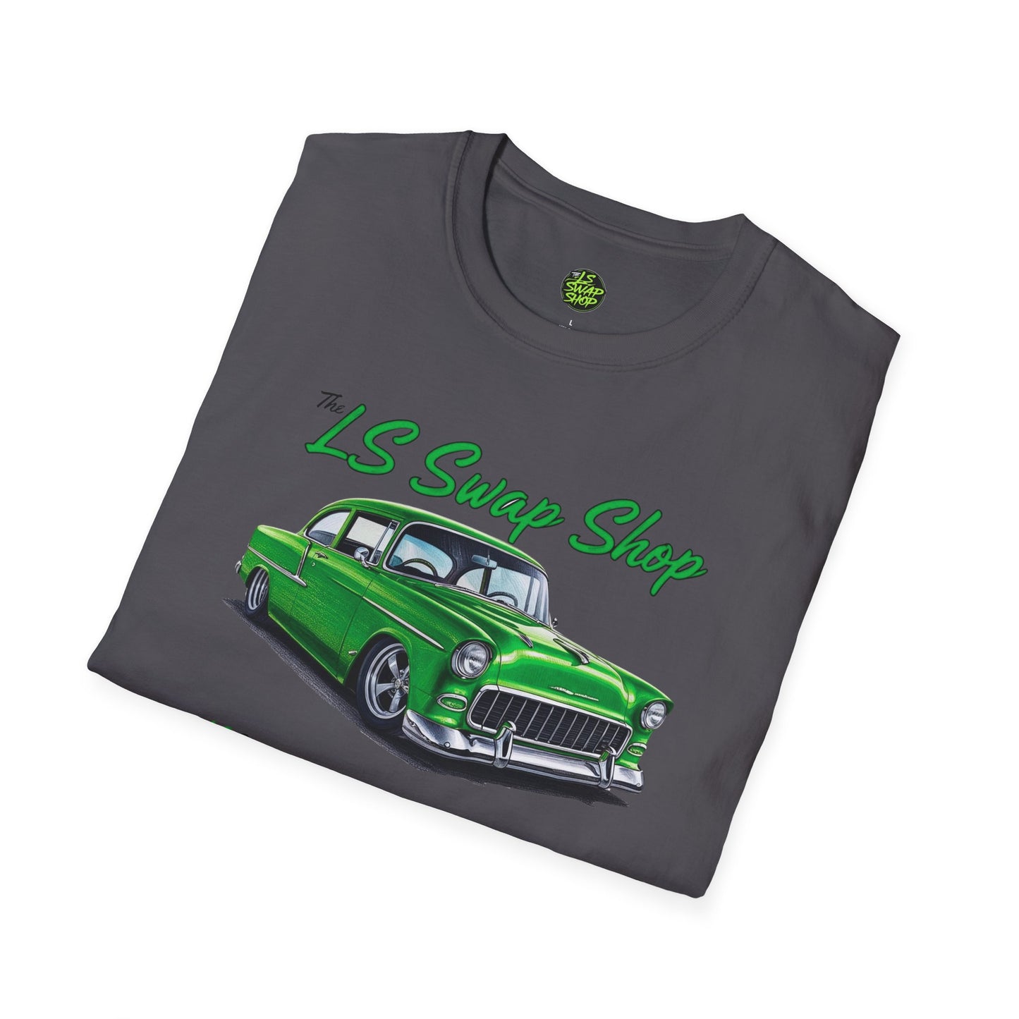 LS Swap Shop Classic – '55 Bel Air Double Take Tee (Green Variant)