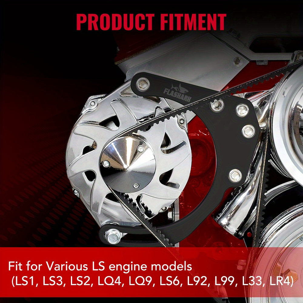 ICT Billet SBC Vehicle to LS Engine - Motor Mount Adapter Plate - Universal Swap Bracket Small Block LS Conversion Adjustable LS1 LS3 LS2 LQ4 LQ9 LS6 L92 L99 L33 LR4 Billet 551628