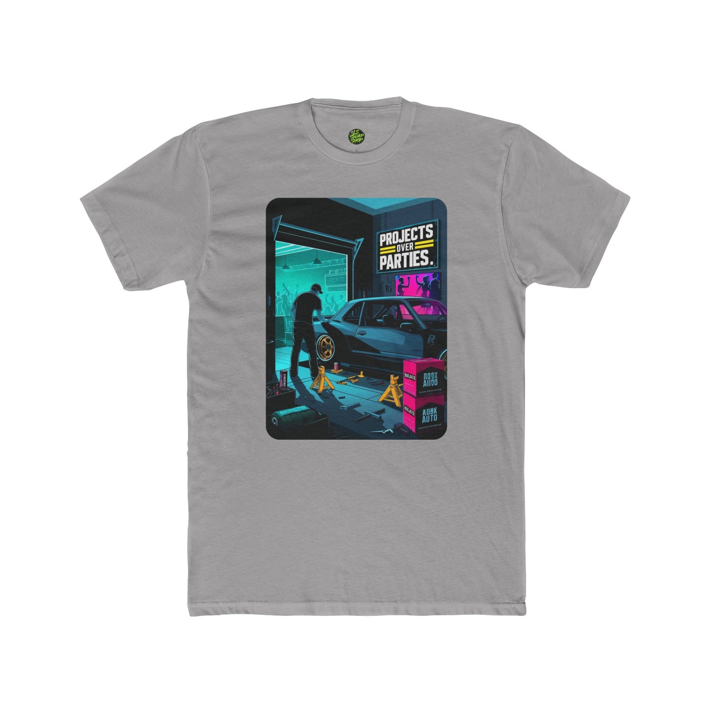"Projects Over Parties" Tunnel Vision Tee