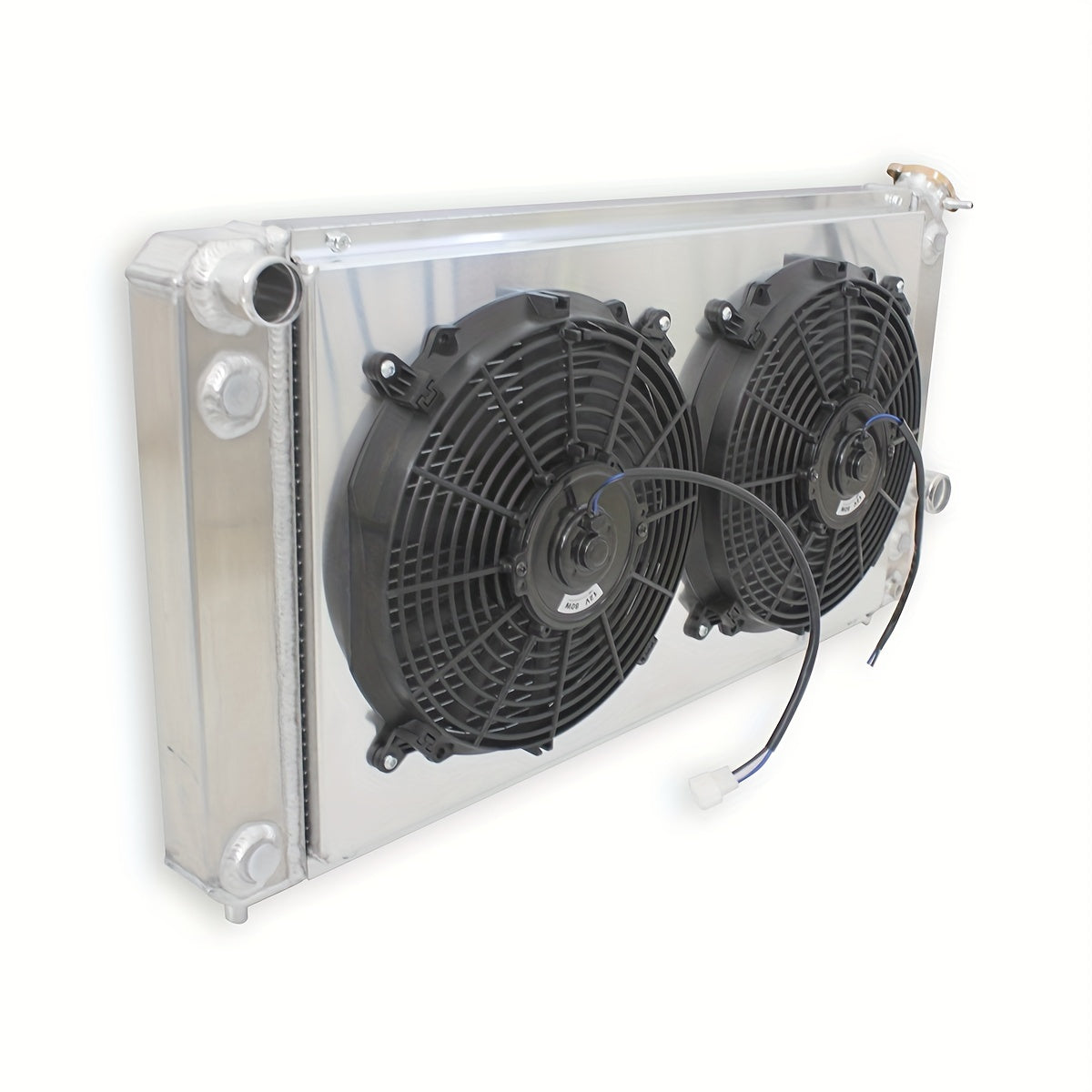 CC1826 3Row Radiator+Aluminum Shroud+12inch Fan 1986-2005 2000 For Chevy S10 Blazer Jimmy LS Swap Engine 26"Width Core 1826, CU1826, RAD1826, DPI1826