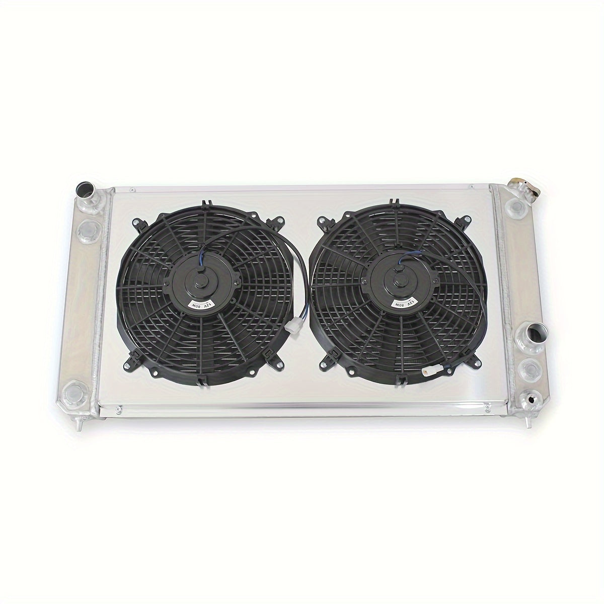 CC1826 3Row Radiator+Aluminum Shroud+12inch Fan 1986-2005 2000 For Chevy S10 Blazer Jimmy LS Swap Engine 26"Width Core 1826, CU1826, RAD1826, DPI1826