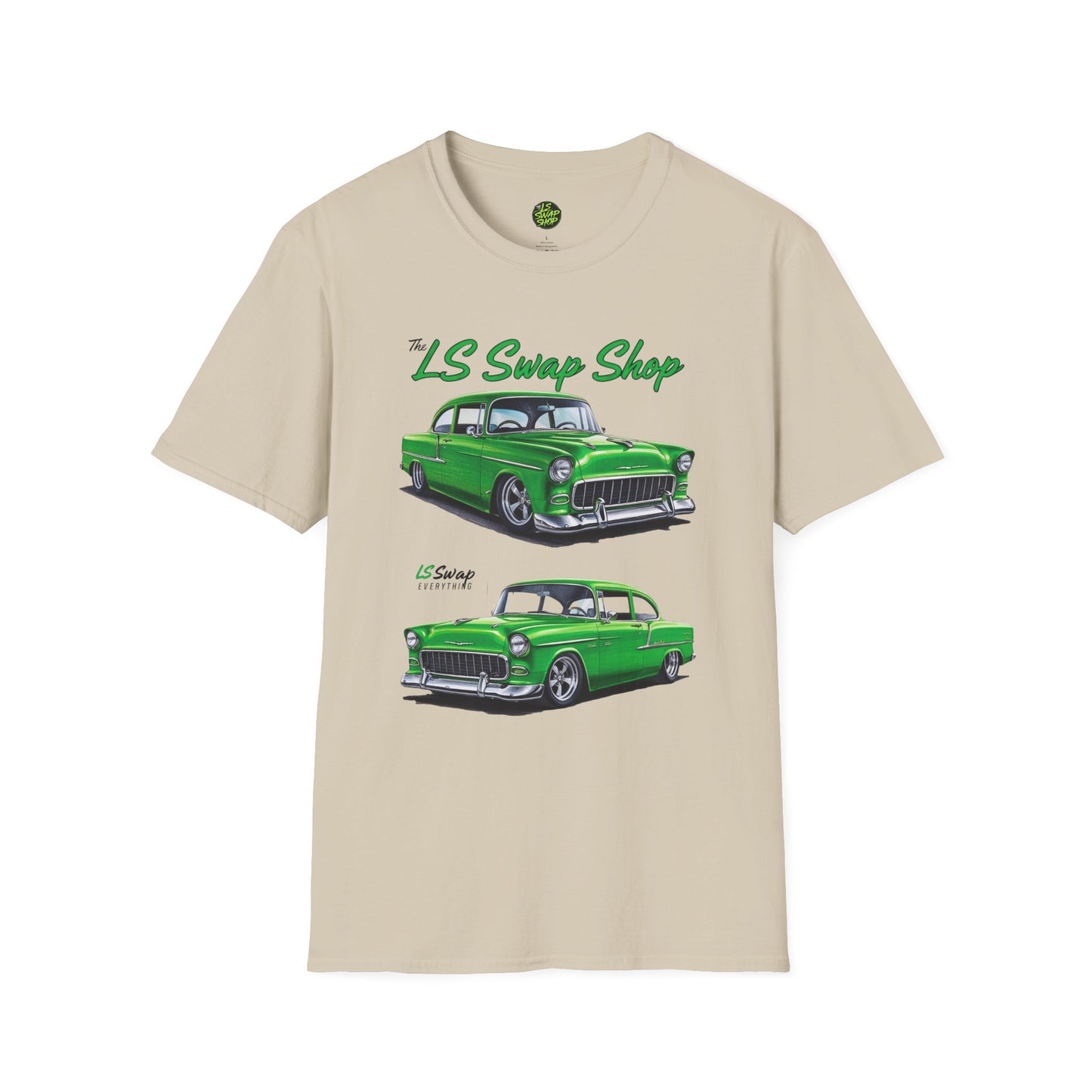LS Swap Shop Classic – '55 Bel Air Double Take Tee (Green Variant)