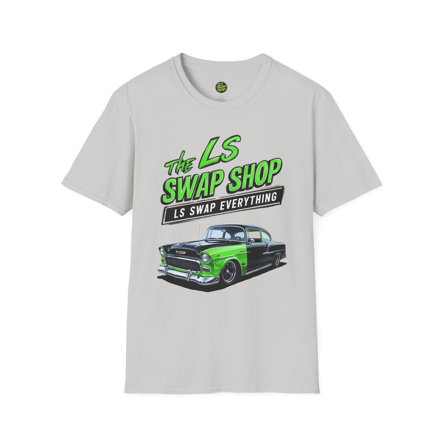 LS Swap Shop Resto-Mod Tee – '55 Bel Air (Neon Blackout Edition)