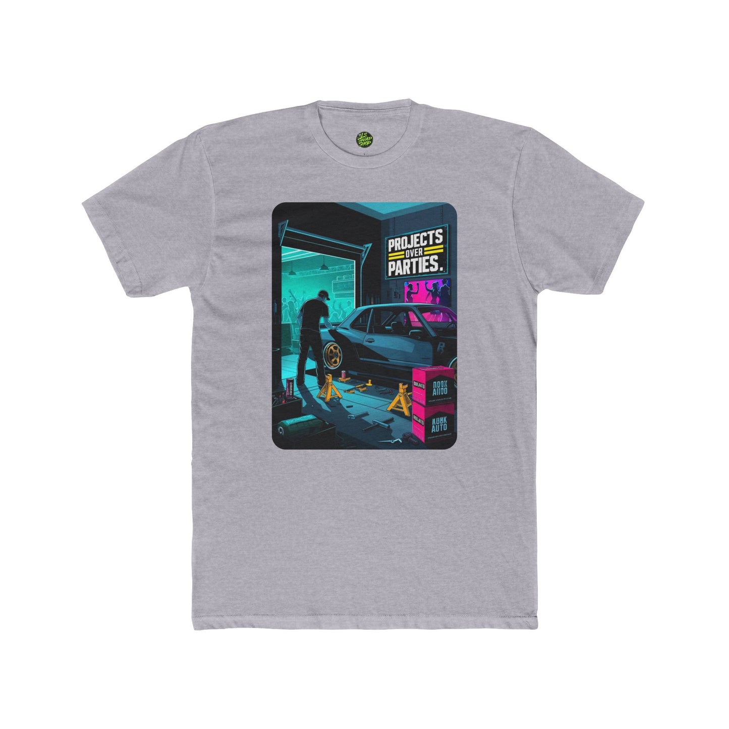 "Projects Over Parties" Tunnel Vision Tee