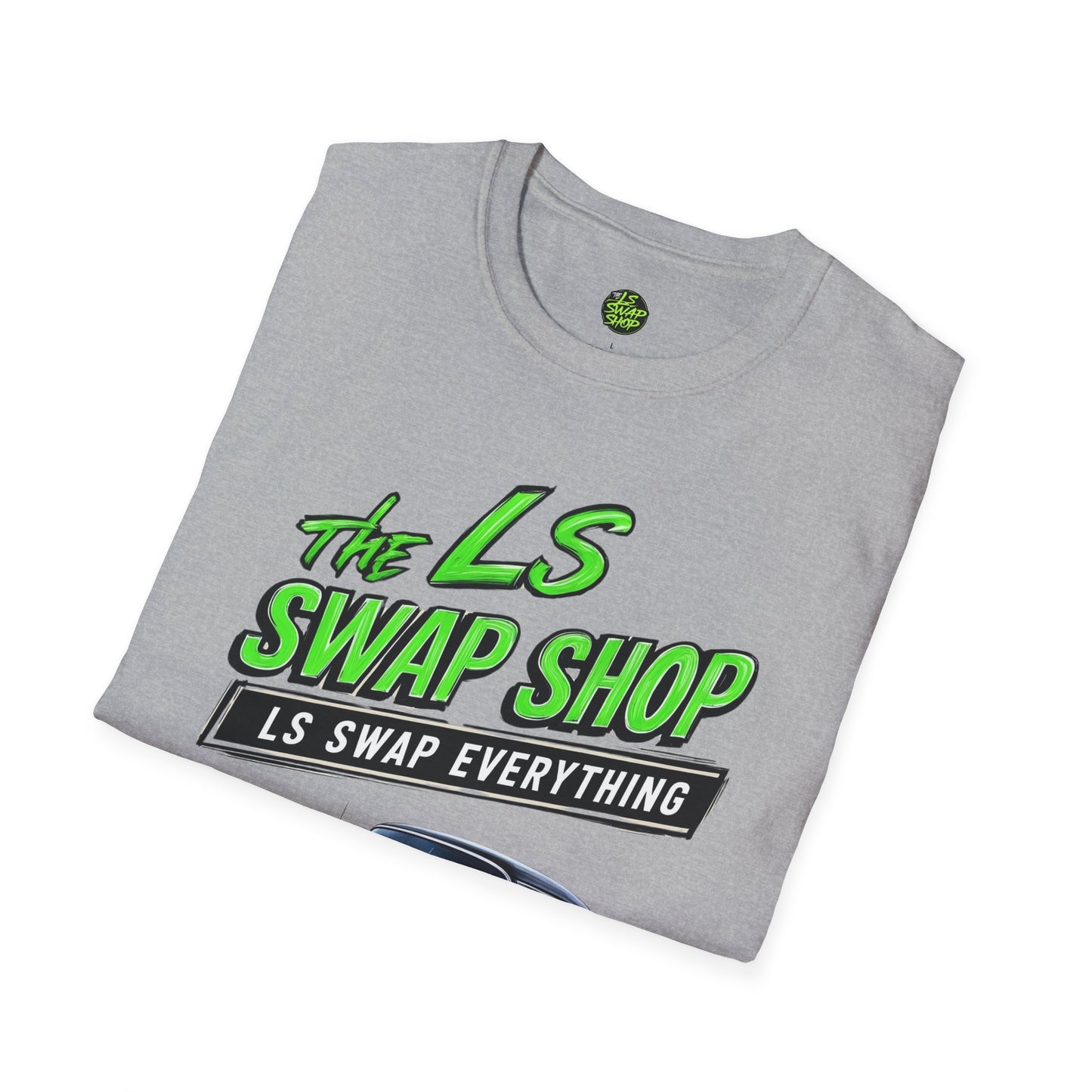 LS Swap Shop Resto-Mod Tee – '55 Bel Air (Neon Blackout Edition)