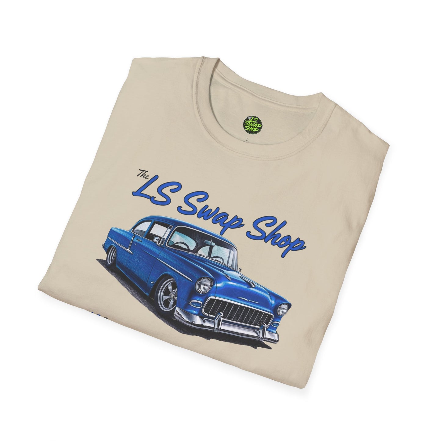 LS Swap Shop Classic – '55 Bel Air Double Take Tee (Blue Variant)