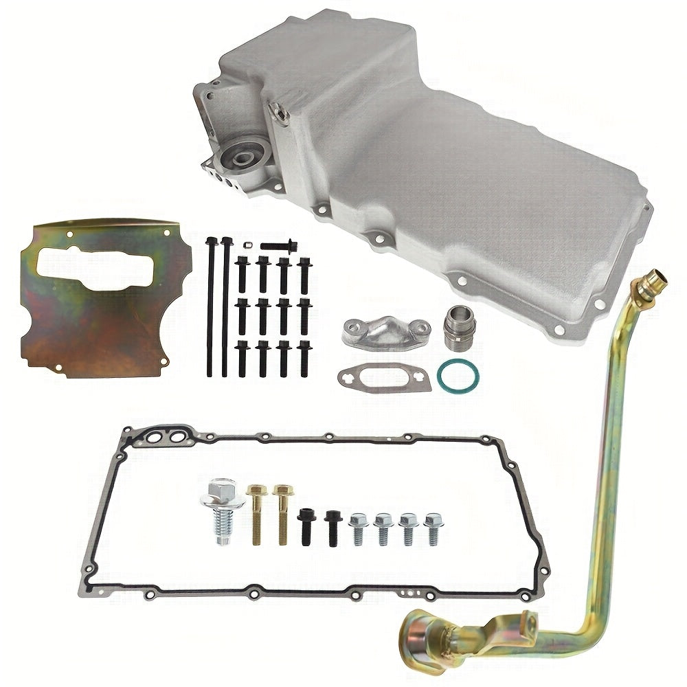 Low Profile Oil Pan Kit for GM LS1 LS2 LS3 Engine 55-87 302-1 with LS Swap Retrofit