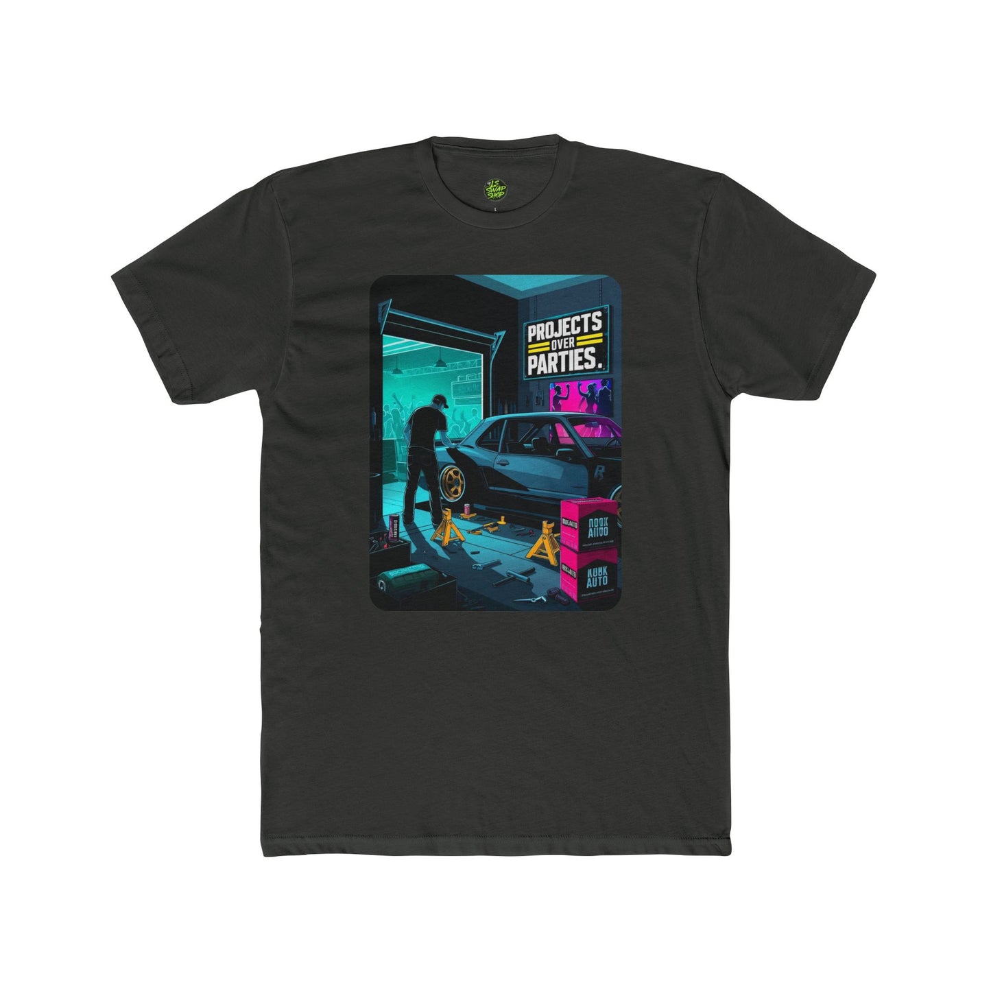 "Projects Over Parties" Tunnel Vision Tee