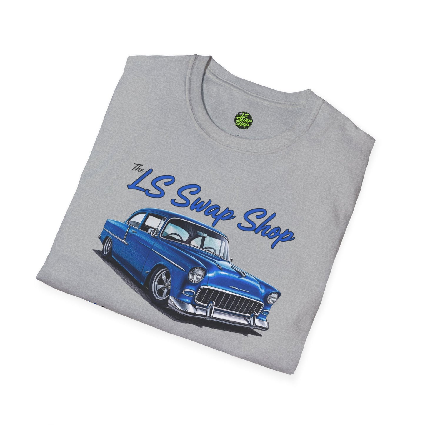 LS Swap Shop Classic – '55 Bel Air Double Take Tee (Blue Variant)