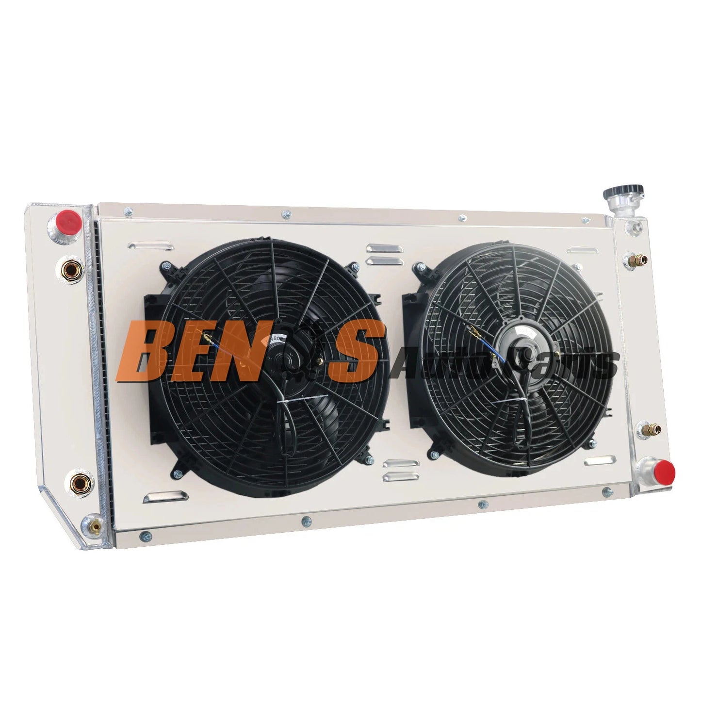 3 ROWS RADIATOR+SHROUD+FAN for 89-99 CHEVY C1500 C2500 C3500 K1500 2500 5.7L