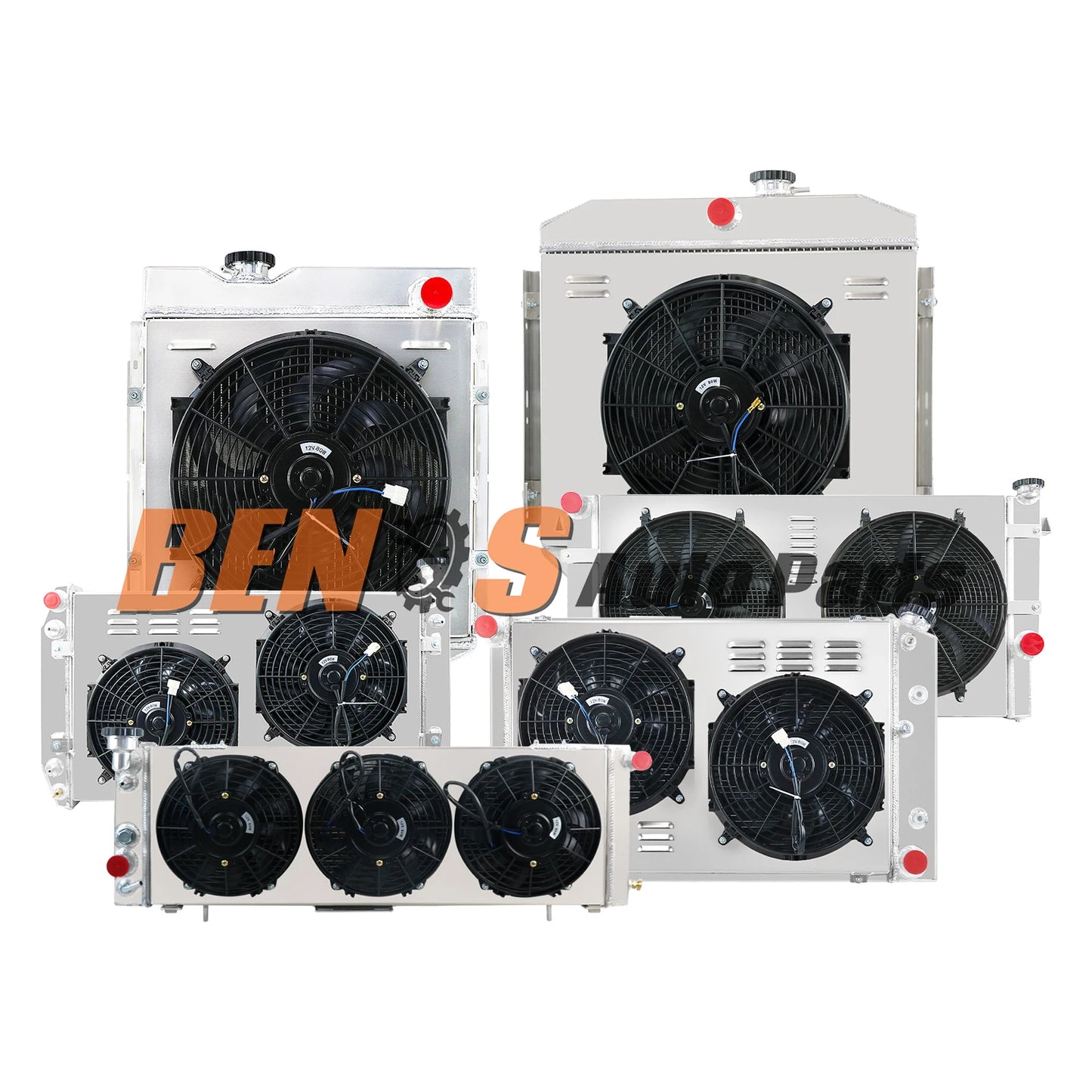 3 Rows Radiator Shroud Fan Relay for 1967-1972 Chevy C K Series C10/C20 K10 K20-