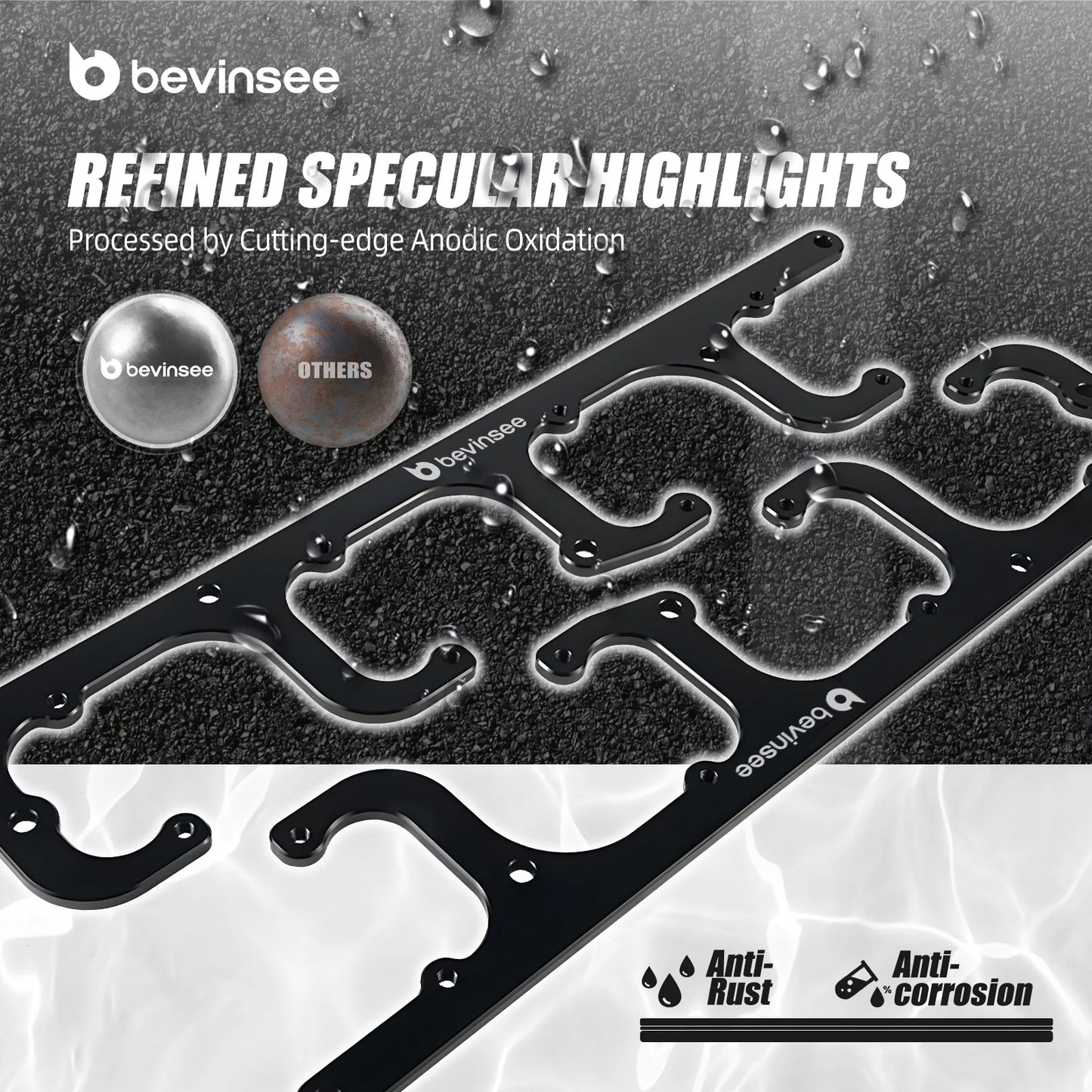LS D580 Ignition Coil Bracket Set | Billet Aluminum Coil Mounts for LS & Vortec Engines