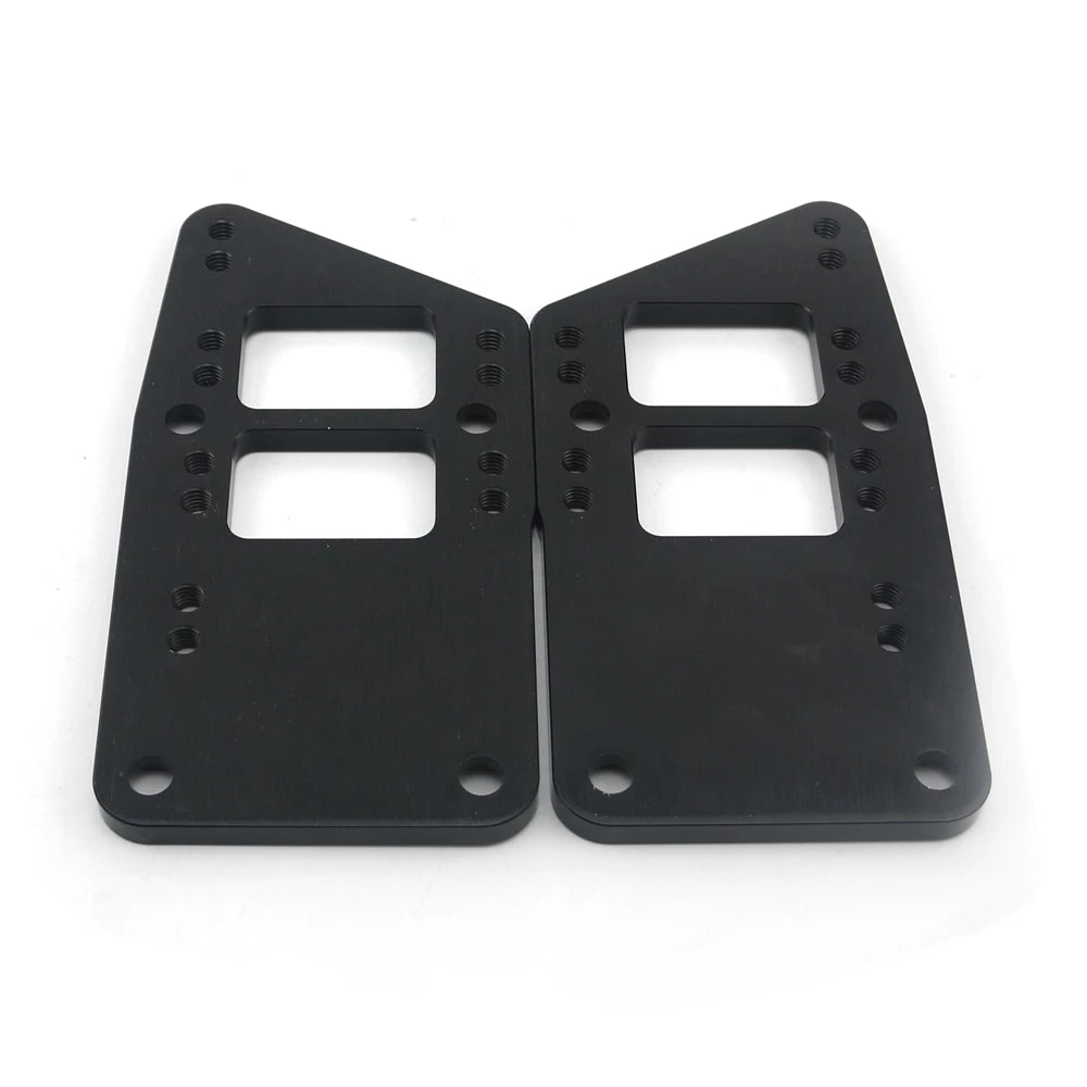 LS Engine Mounts Billet Aluminum LS Swap Adapter Plates Kit for LS based engines to older SBC or BBC engine mounts