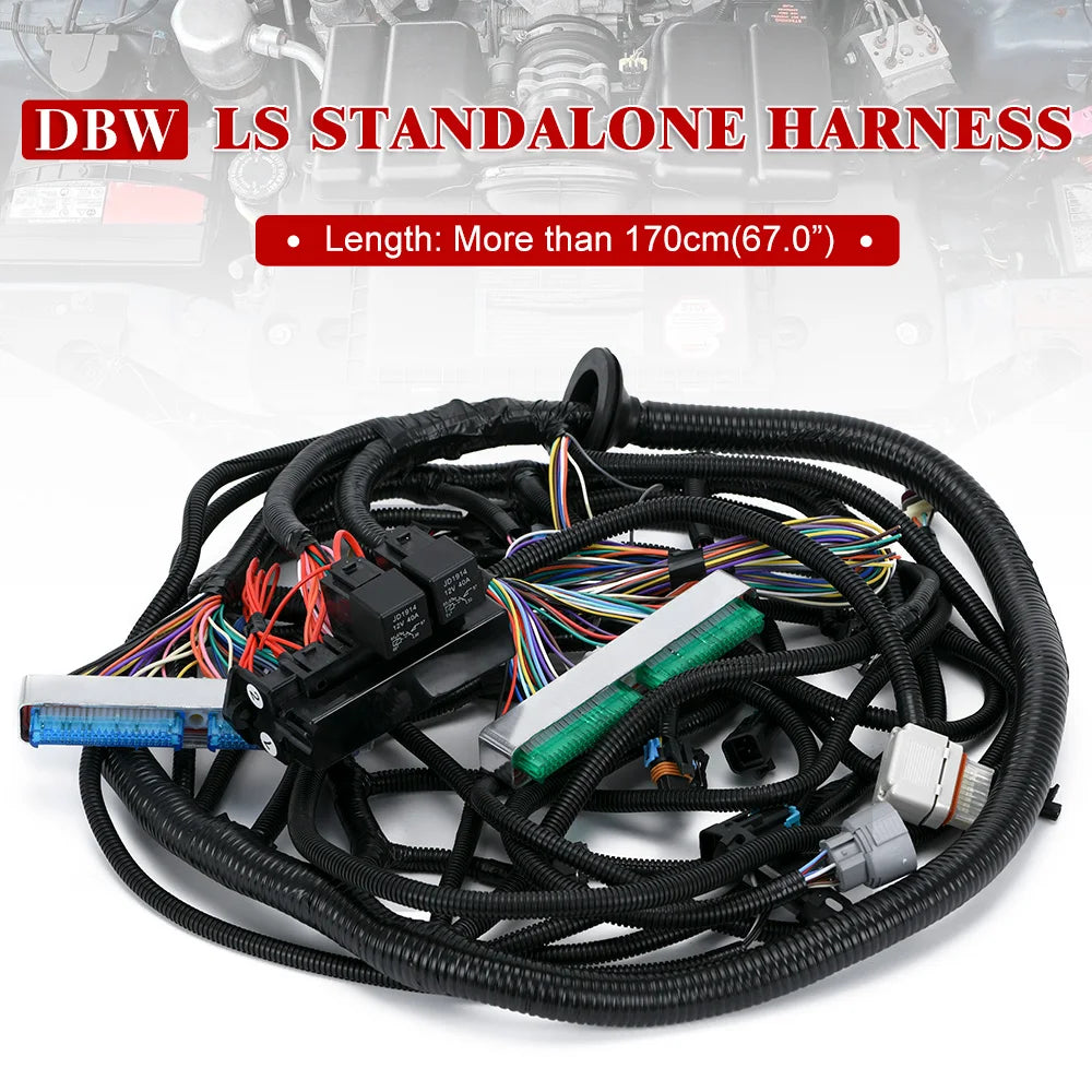 LS Standalone Wiring Harness – 4L60E DBW PCM (2003–2007)