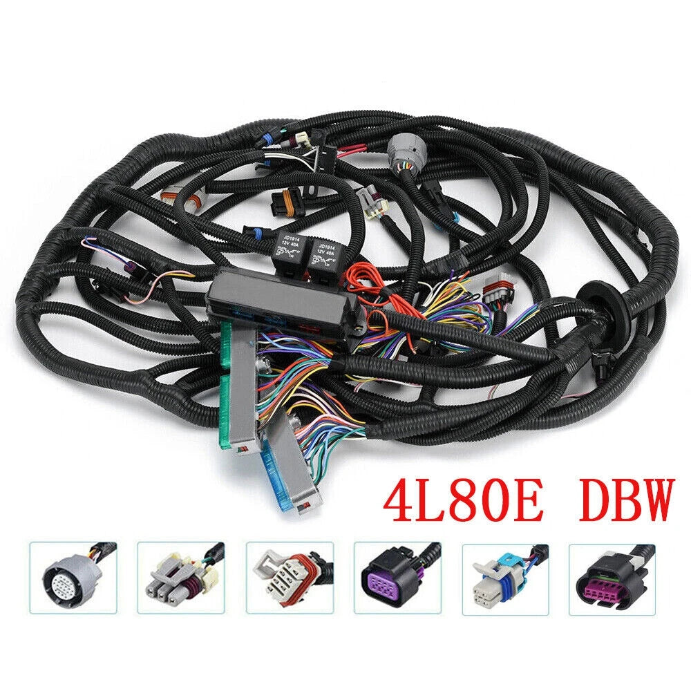 LS3 / Vortec Standalone Wire Harness – DBW 4L80E (2003–2007)