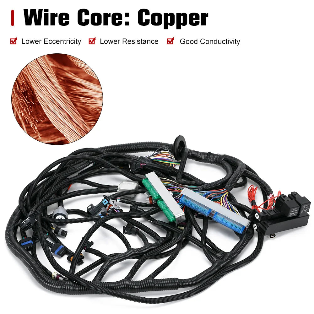 LS Standalone Wiring Harness – 4L60E DBW PCM (2003–2007)