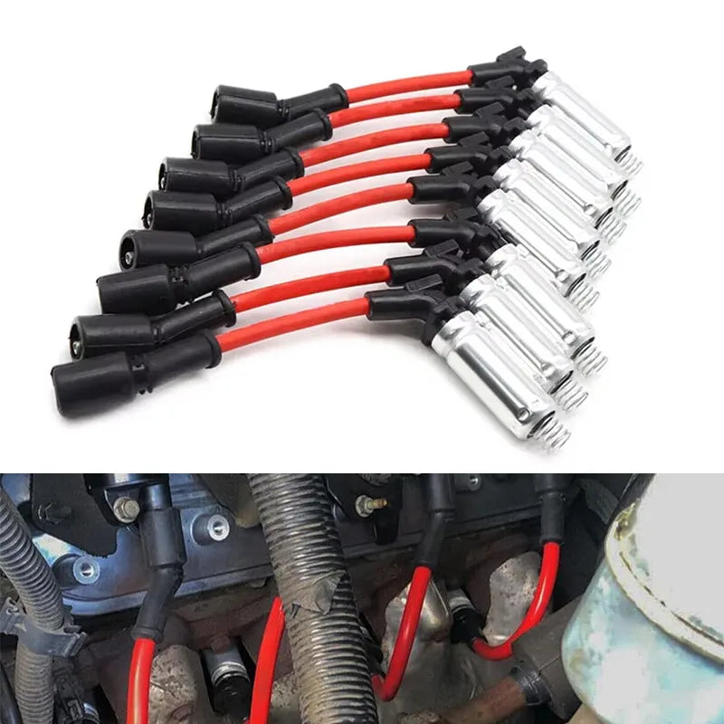 48322R M8-48322 48322 7831 8 X 48322 Spark Plug Wires Set Performance for CHEVY GMC LS1 VORTEC 4.8 5.3 6.0L