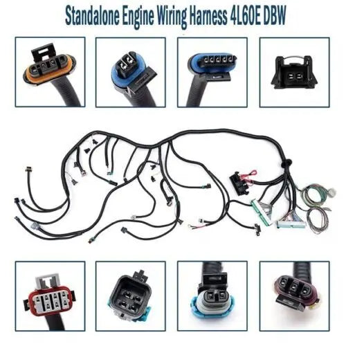 LS3 / Vortec Standalone Wire Harness – DBW 4L80E (2003–2007)