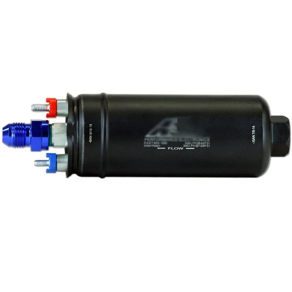 In Stock 0580254044 50-1005 400LPH High Pressure Inline Fuel Pump Kit E85 10AN Fitting+60MM Fuel Filter Bracket + for A-EM Decal