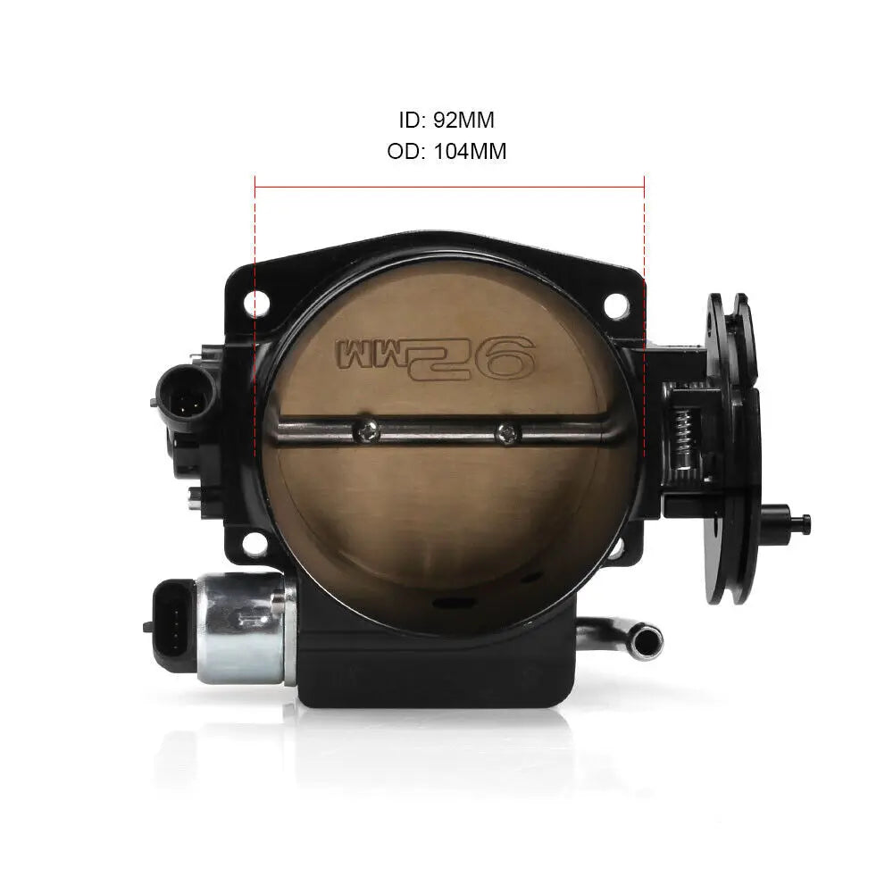 92mm Throttle Body with TPS, IAC & Adapter Plate – LS1 LS2 LS3 LS7 LSX