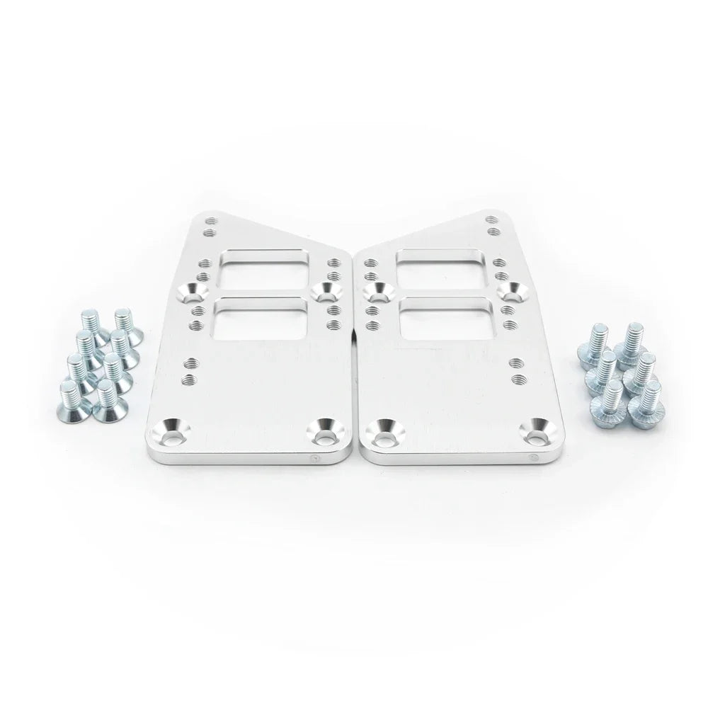 LS Engine Mounts Billet Aluminum LS Swap Adapter Plates Kit for LS based engines to older SBC or BBC engine mounts