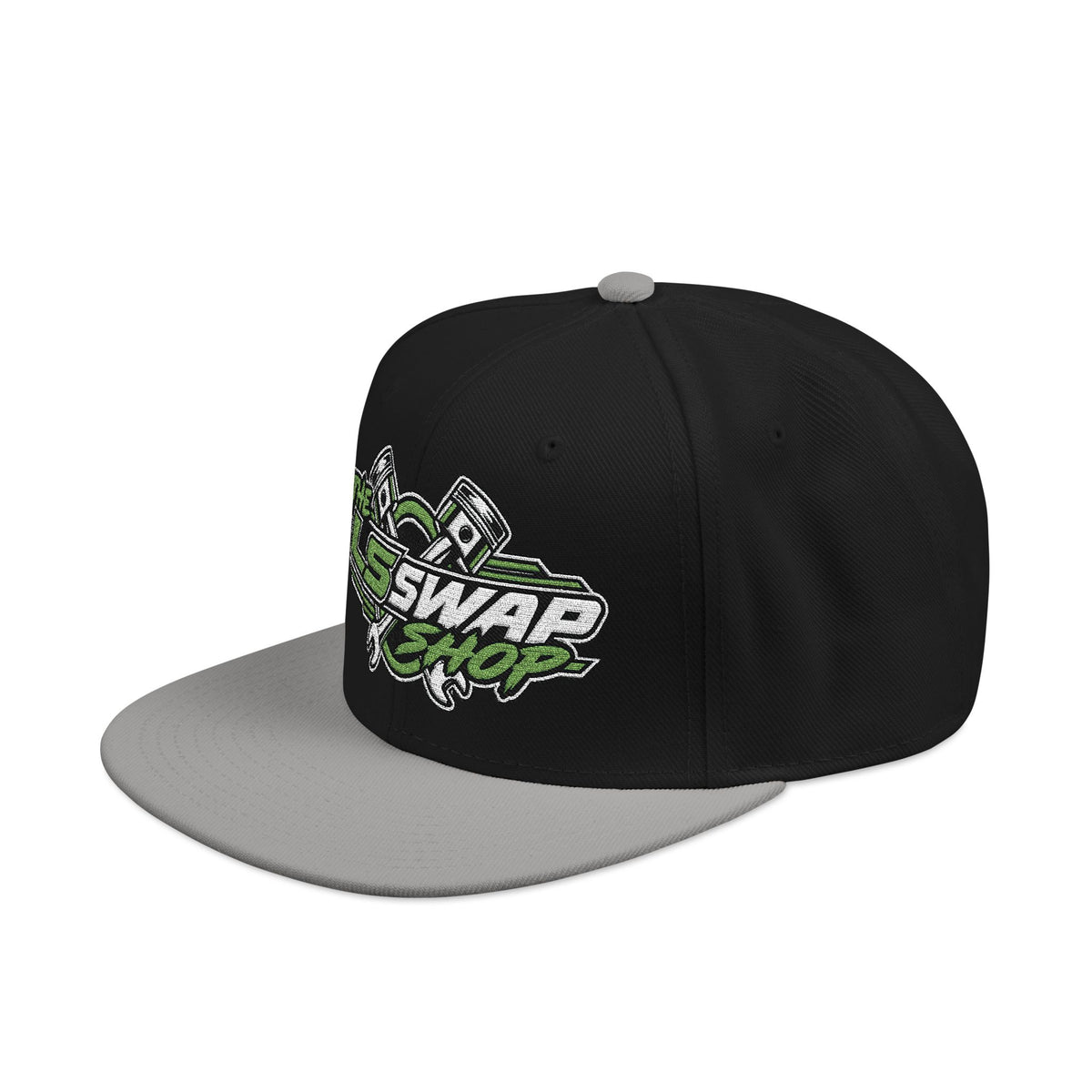 The LS Swap Shop – Signature Embroidered Snapback Hat 💚🏁
