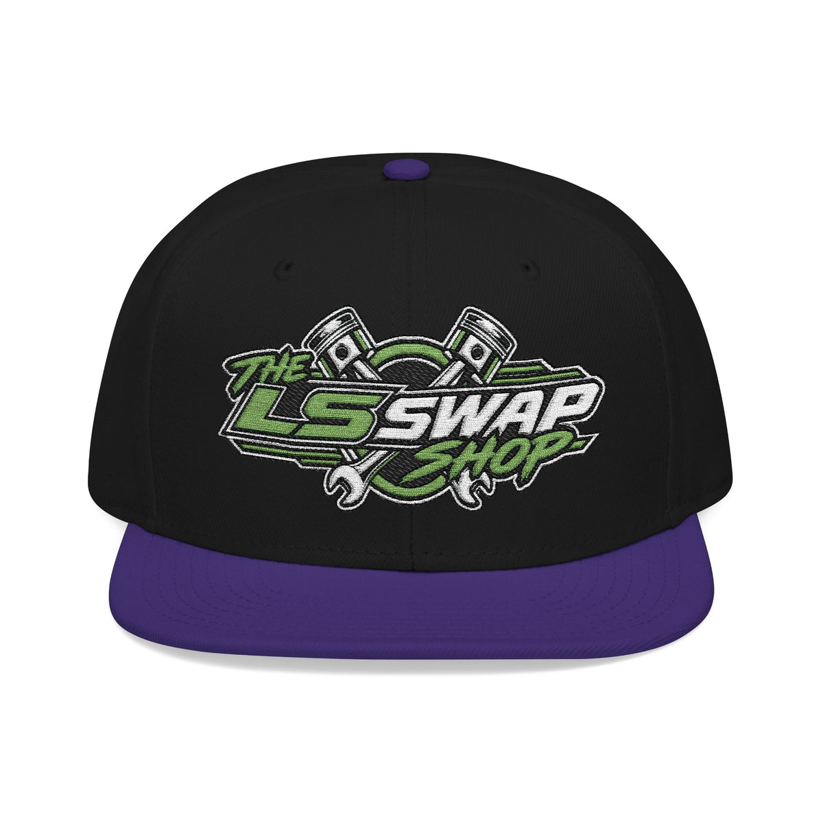 The LS Swap Shop – Signature Embroidered Snapback Hat 💚🏁